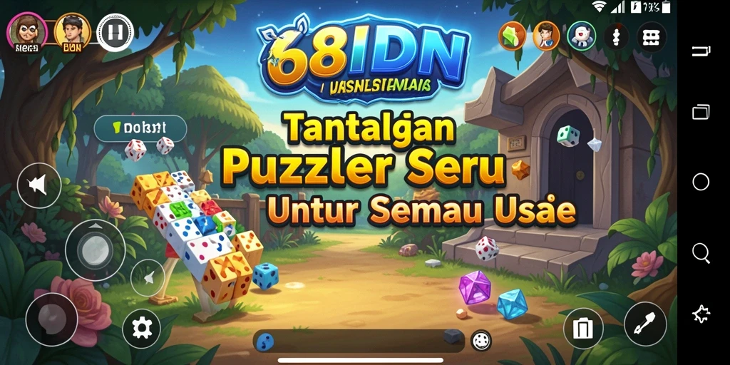 Tampilan gameplay Puzzle yang menarik di 68IDN.