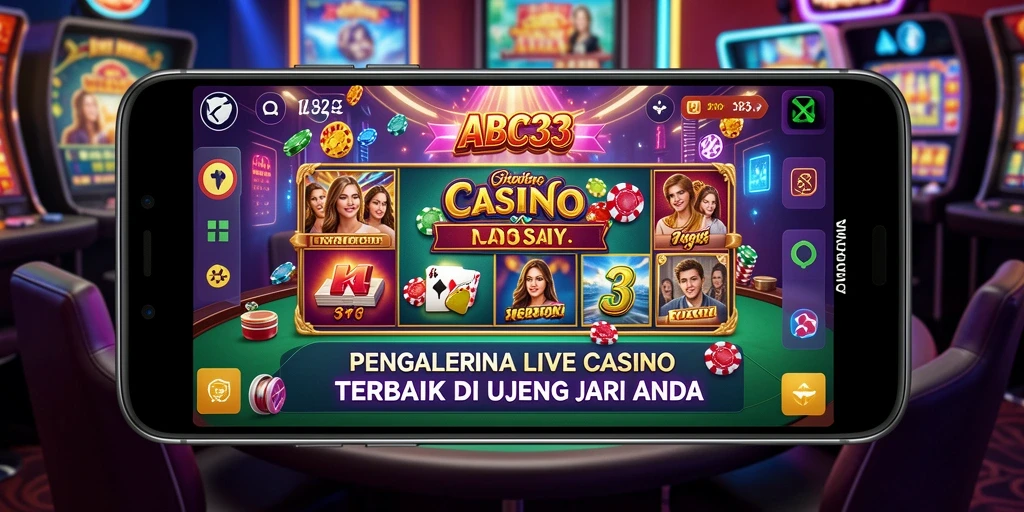 Tampilan gameplay Live Casino yang mengasyikkan dan interaktif