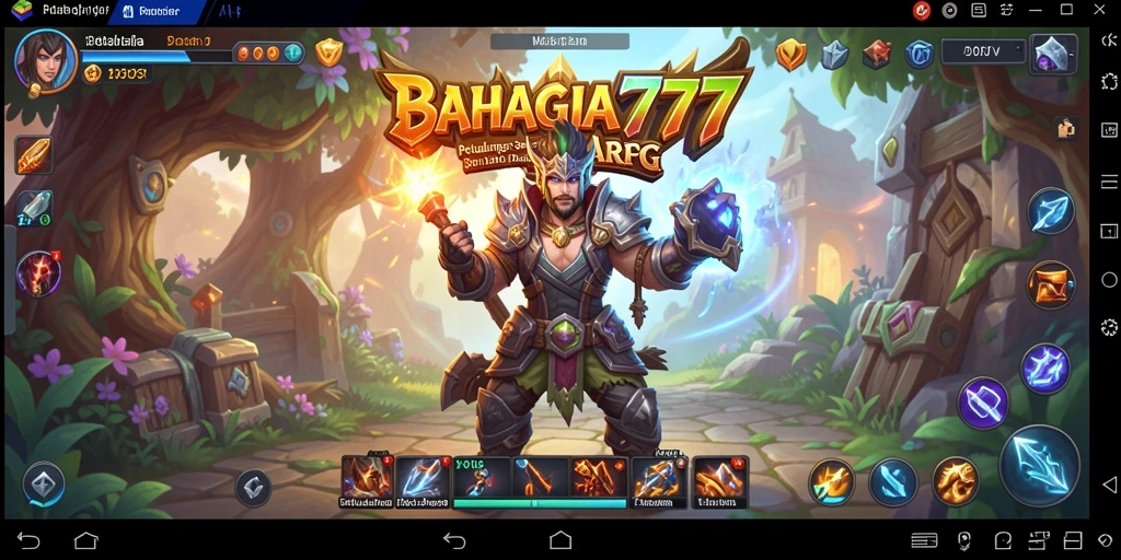Tampilan gameplay BAHAGIA777 yang menegangkan dan mengasyikkan.