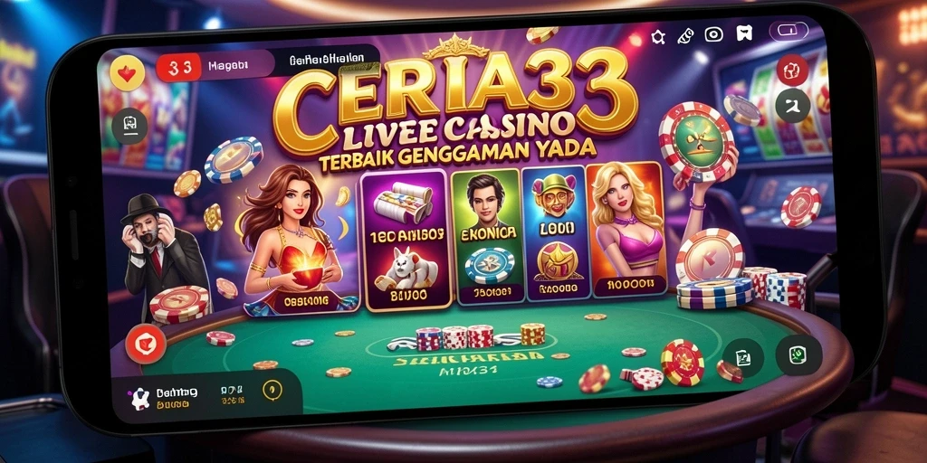 Screenshot gameplay Live Casino CERIA33 yang menarik dan menegangkan.