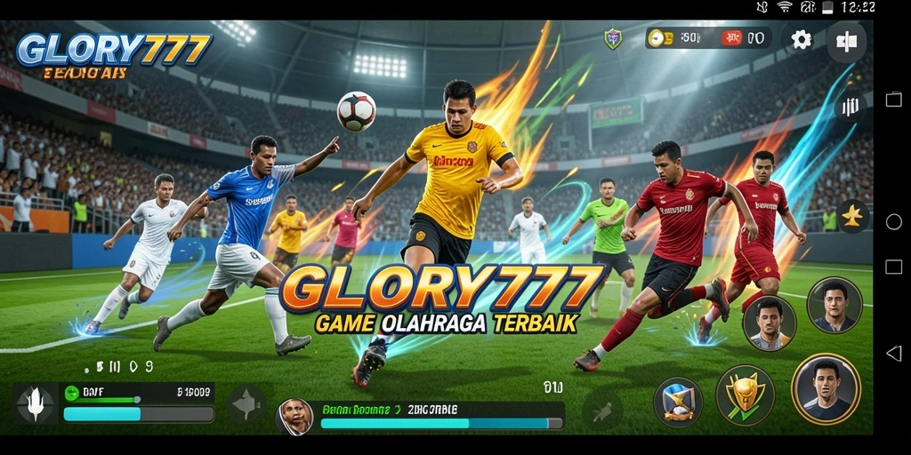 Tampilan Game GLORY777 menampilkan serunya pertandingan olahraga.