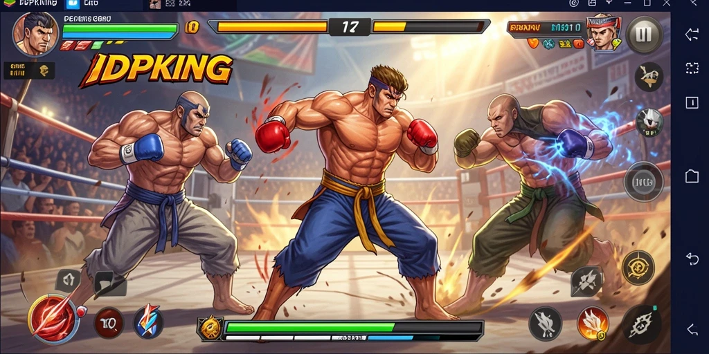 Tampilan gameplay seru penuh aksi dari IDPKING.