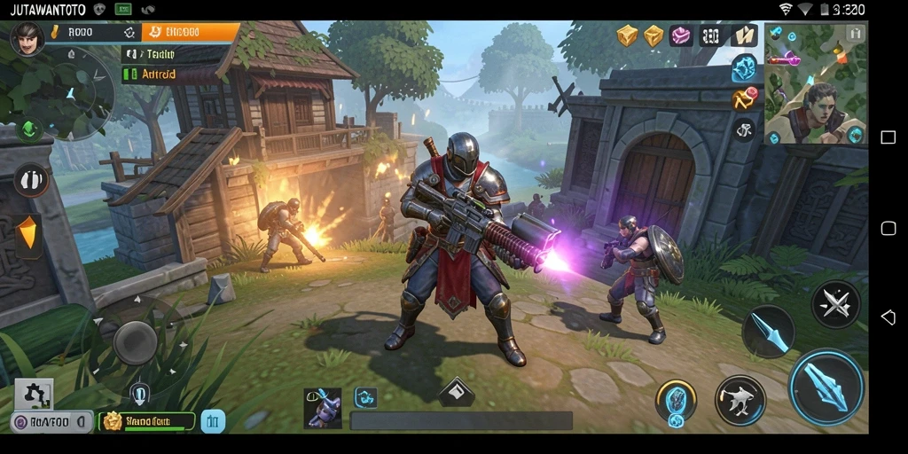 Screenshot JUTAWANTOTO menampilkan gameplay yang menakjubkan dan interaksi karakter.