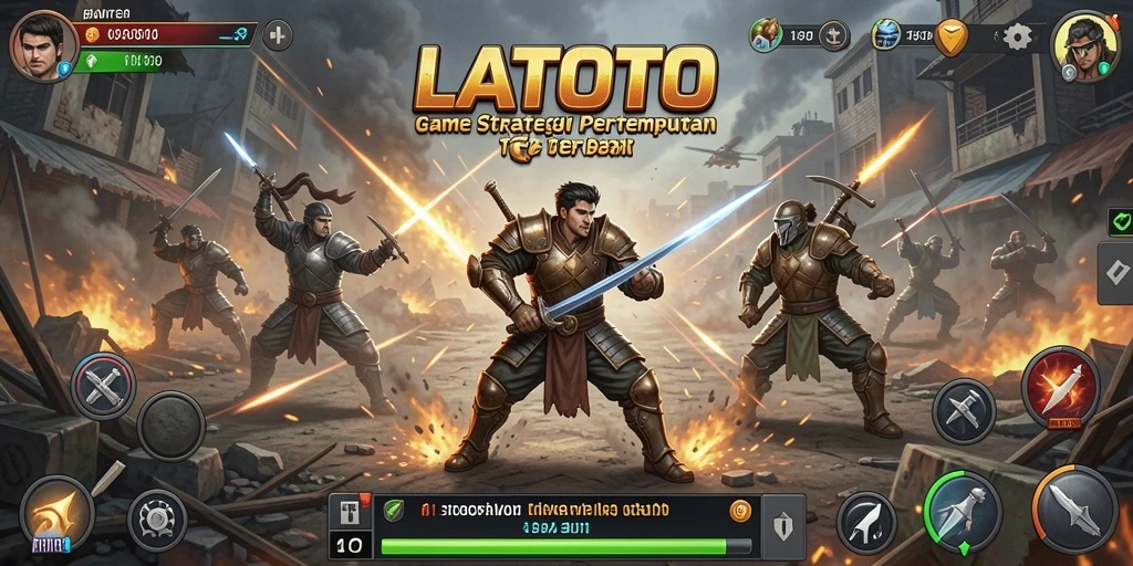 Tampilan screenshot <strong>LATOTO</strong> menunjukkan pertempuran strategi yang mendebarkan.