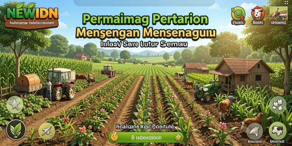 Gameplay Farming yang menarik dan interaktif di NEWIDN.