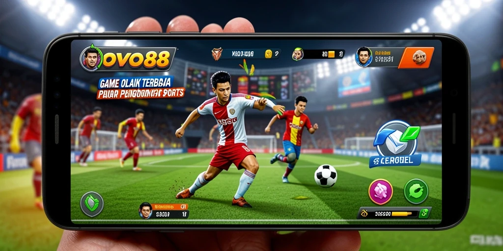 Tampilan gameplay OVO88 yang seru dalam kompetisi olahraga.