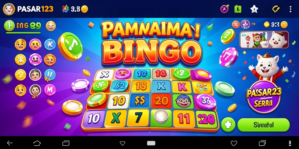 Tampilan gameplay Bingo yang seru dan interaktif di PASAR123.