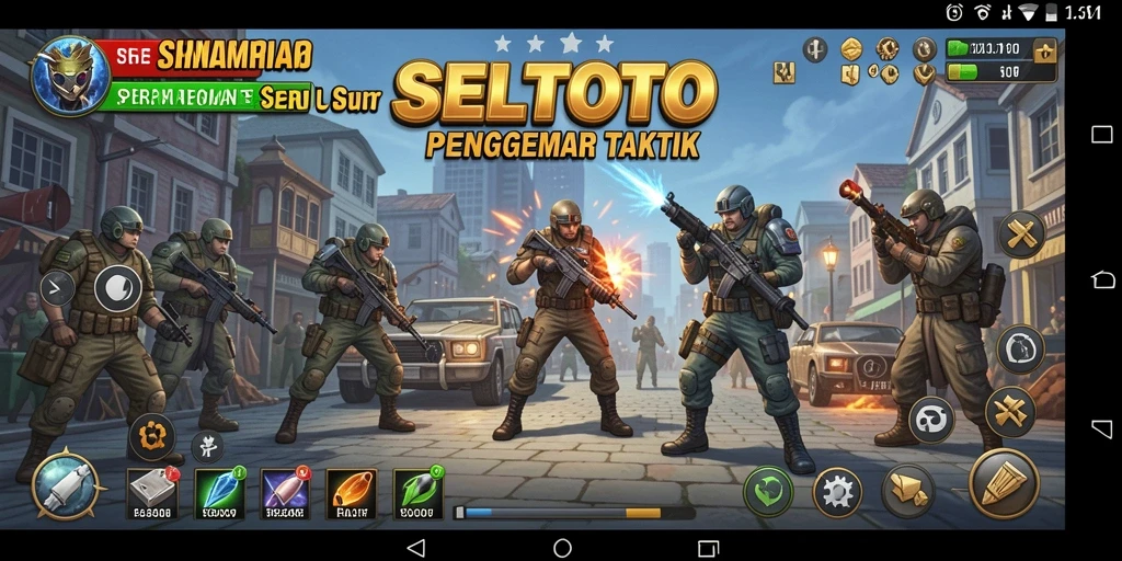 Tampilan gameplay SELTOTO menampilkan strategi dan taktik yang mendebarkan.